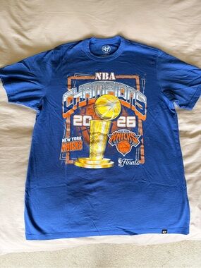 '47 New York Knicks Royal Blue NBA Champions T-Shirt